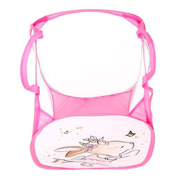 Корзина для хранения игрушек «Зайка», 57 х 34 х 34 см, розовая