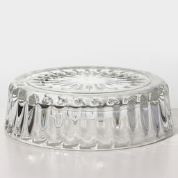 Сахарница ZARRIN, 300 мл, d=13 см, h=11 см, стекло, прозрачная