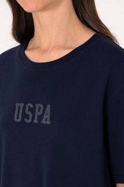 Kad_n Lacivert Bisiklet Yaka Mini Boy _rme Elbise Sepette S_rpriz _ndirim - U.s. polo assn фото 6