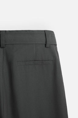 BELTED PLEATED TROUSERS - Zara фото 18