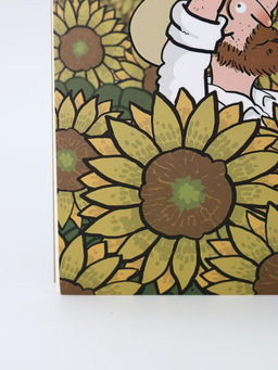 Скетчбук (B5) "Vincent in the field", yellow (18*25) 30 л. 130 г/м