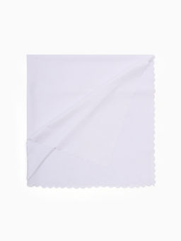 Скатерть «Доляна», однотонная, белая, 140×260 см