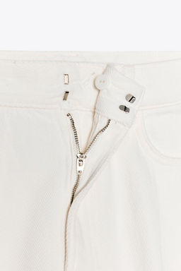 ZW COLLECTION WIDE-LEG HIGH-WAIST JEANS - Zara фото 5