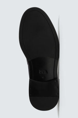 LEATHER PENNY LOAFERS - Zara фото 14