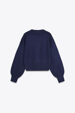 SPIRAL BUTTON KNIT CARDIGAN - Zara фото 4