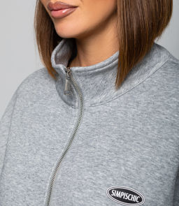 Толстовка #КТ607 (6), серый меланж - Dommod фото 5