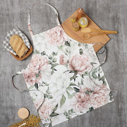 Фартук «Этель. Пионы», 60×70 см, 100% хлопок, саржа 190 г/м²