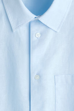 Camisa en mezcla de lino Relaxed Fit - H&m фото 10