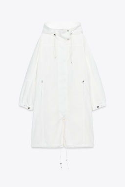 OVERSIZE MULTI-POSITION HOODED PARKA ZW COLLECTION - Zara фото 8