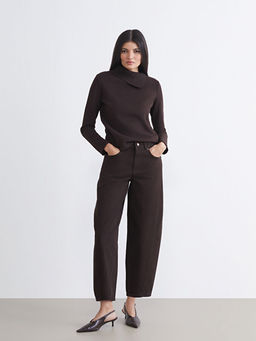 Barrel Fit Kad?n Jean Pantolon