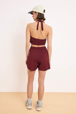 Bordo Dalg?c/Scuba Kumas 2 Katmanl? Ici Sortlu Cepli Orme Spor Sort THMSS26SR00004 - Trendyolmilla фото 5