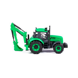 Экскаватор Прогресс инерционный (зелёный) (в лотке) - Полесье фото 6