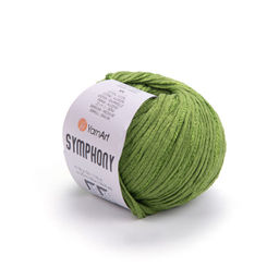 Симфония (Symphony) пряжа YarnArt 80%хлопок 20%вискоза 10х50г/125м  фото 13