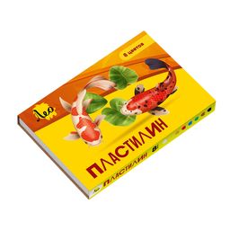 Лео Ярко Пластилин классический LBMC-0108 160 г ( в картонной упаковке ) 8 цв