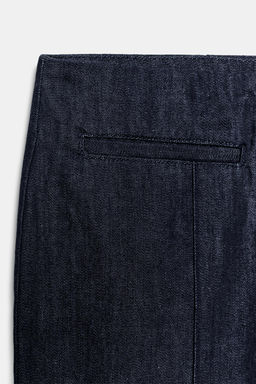 PANTAL?N CAPRI DENIM ZW COLLECTION / Azul - Zara фото 7