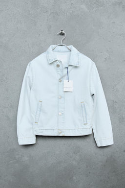 STORIESZ - CAZADORA DENIM SUPER BLEACH / Azul claro - Zara фото 3