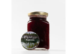 Варенье из Брусники с апельсином и пряностями баночка 300 г в коробочке с магнитиком