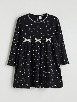 Fiyonk Detayl? K?z ?ocuk Elbise