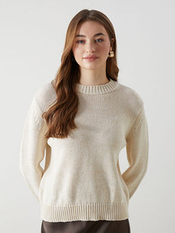 Bisiklet Yaka Kad?n Triko Kazak