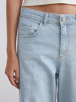 Straight Fit Kad?n Jean Pantolon