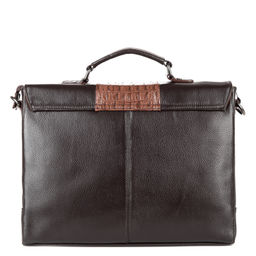 Y195 brown, мужской кожаный портфель Barcelo Biagi