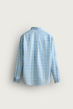 CAMISA REGULAR FIT CUADROS / Verde agua - Zara фото 8
