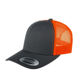 Бейсболка FLEXFIT арт. 6606T (темно-серый / оранжевый)