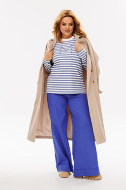 Костюм Michel Chic 1392 голубой, полоска  фото 3