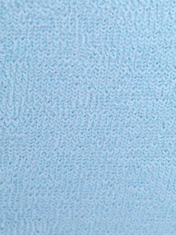 Простыня на резинке Махра - Голубой 140х200х20