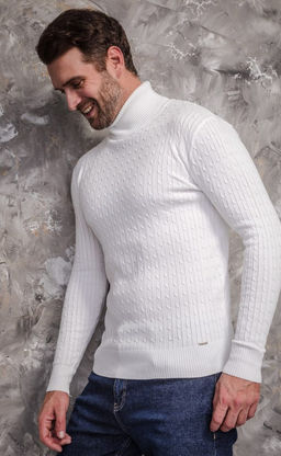 Водолазка F-871 white - Fine joyce фото 4