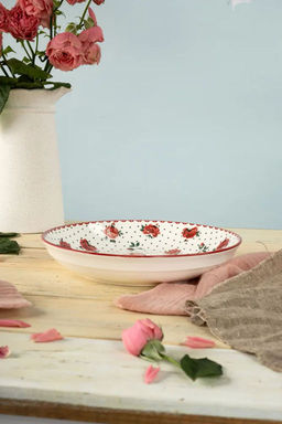 Тарелка глубокая Английский ситец YX21031SP80 20 см /КОРАЛЛ/ фото 7