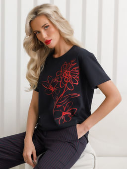 Футболка с принтом