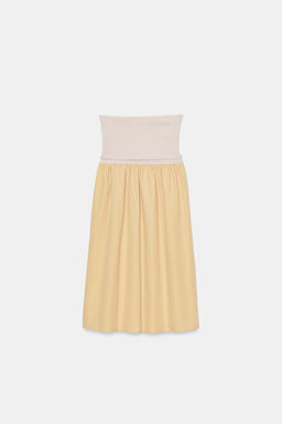 FALDA COMBINADA FAJ?N / Crudo/Amarillo - Zara фото 3