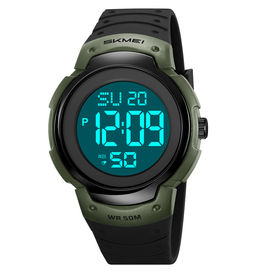 Часы наручные Skmei мужские электронные спортивные 2527green-white