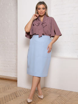 Блуза Р-357 из ниагары (вискоза 30%) - Ajour фото 4