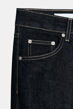JEANS TRF WIDE LEG TIRO BAJO / Marino oscuro - Zara фото 10