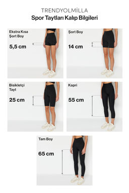 Siyah-Haki 2li Paket Toparlay?c? Orme Spor Sort/K?sa Tayt TWOSS21SR0698