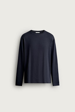 CAMISETA SLIM FIT B?SICA / Marino - Zara фото 2