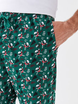 Standart Kal?p Desenli Erkek Pijama Alt