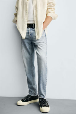 SLIM FIT CROPPED JEANS - Zara фото 5