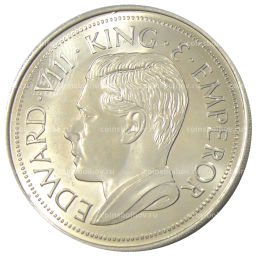 Монетовидный жетон 1 крона 1936 года Бирма (паттерн Едварда VIII)