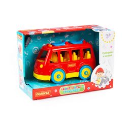 Конструктор-транспорт Автобус (26 элементов) (в коробке)