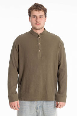 Рубашка М125001х хаки - Елена фото 2