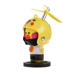 Утка с пропеллером, жёлтая