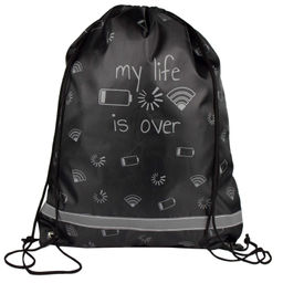 Мешок для сменной обуви Феникс+, арт.66200/ 24 ТЕГИ (36х48 см, полиэстер, шелкография в одну краску,