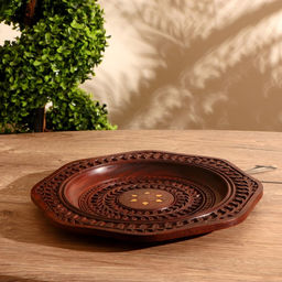 Блюдо «Ветвь», 30.5×30.5×2.5 см, дерево, МИКС