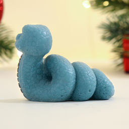 Фигурное мыло Змейка Льдинка синее, 50г - Мыльные штучки фото 4