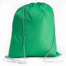 Мешок для обуви 420 х 340 мм, Calligrata Стандарт, (мягкий полиэстер, плотность 210 D), зелёный