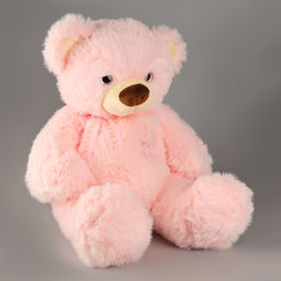 Мягкая игрушка Мишка: Я люблю тебя, 80 см, розовая - Simaland фото 2