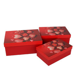 Коробка подарочная Прямоугольная набор 3 штуки / 1037Y-204 /уп 36/ - Галеонтрейд фото 4